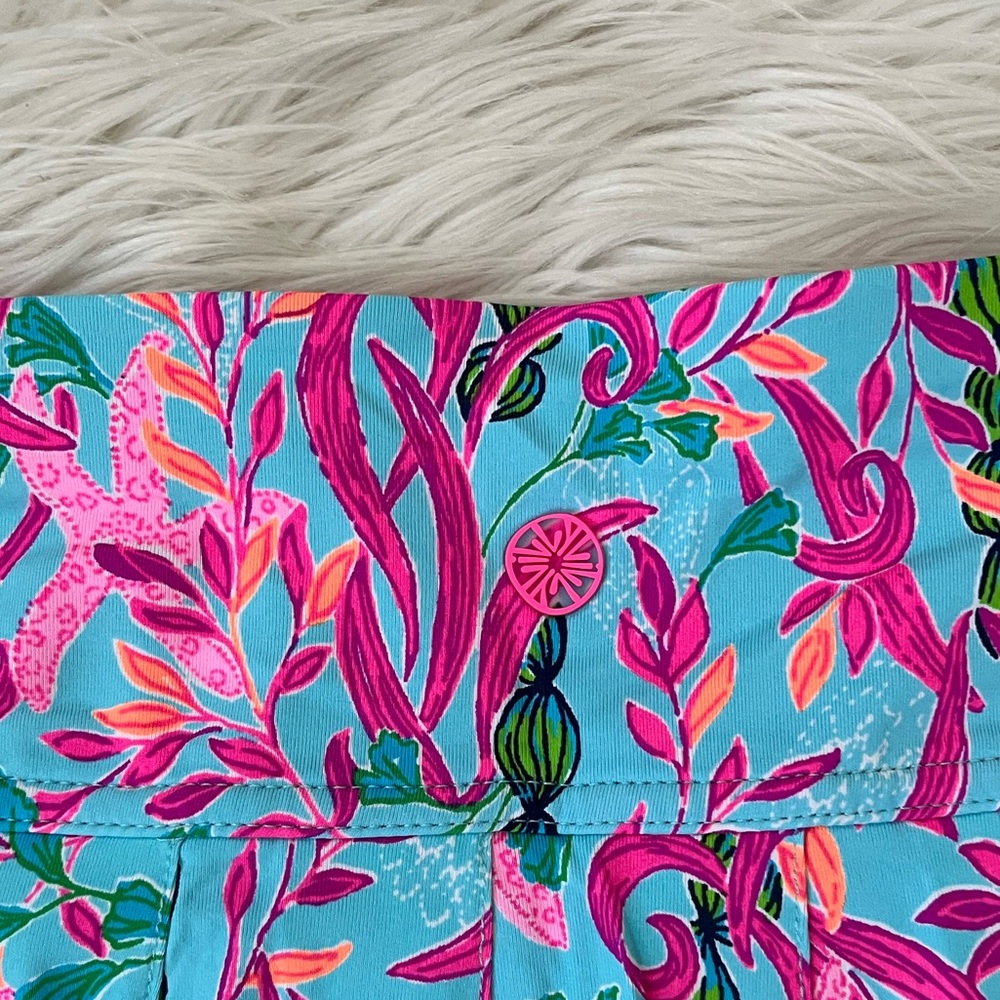 {Lilly Pulitzer} Luxletic® Annora Skort in Multi Seaweed Samba - Women’s Medium - Picture 12 of 15